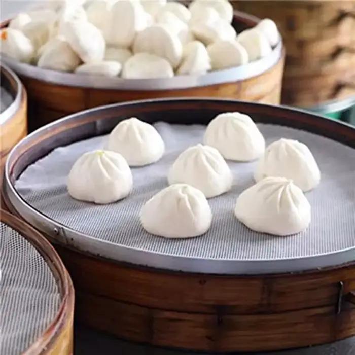 Cuiseur vapeur antiadhésif en Silicone réutilisable Dim Sum