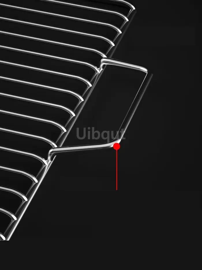 Grille à charbon de bois pour Barbecue de qualité alimentaire en acier inoxydable 304
