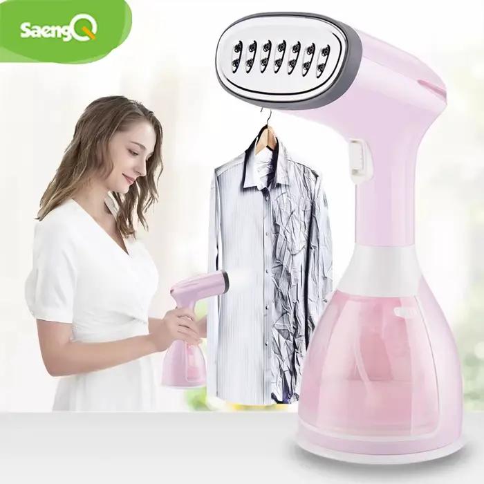 Défroisseur vapeur portatif 1500W SaengQ fer à vapeur électrique pour tissus domestiques 280ml rapide pour repassage des vêtements occassions diverses