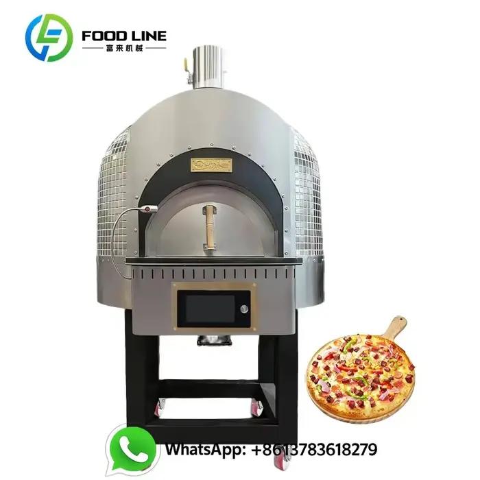 Four à Pizza Personnalisé Portable, Four à Pizza Professionnel avec Doublure en Terre Cuite, Idéal pour Jardins Extérieurs, Fêtes Familiales et Réceptions Spéciales