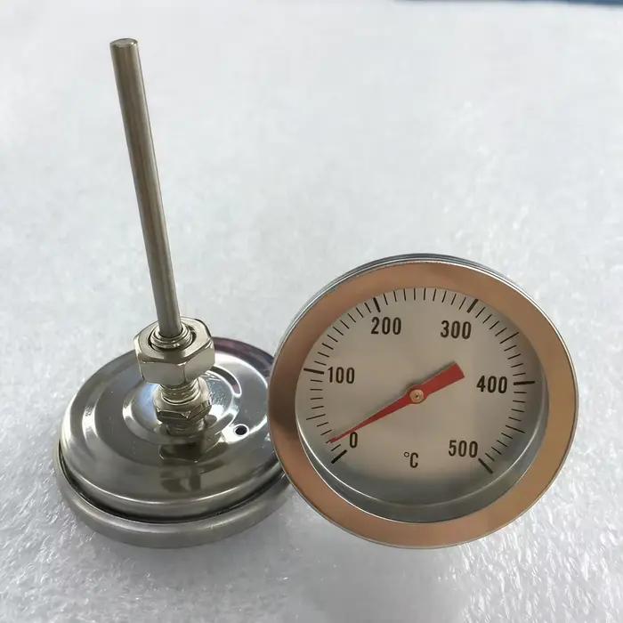 Thermomètre de four acier inoxydable 0-500°C thermomètres de cuisine pour barbecues et fours haute température occasionnels grands amateurs de cuisson