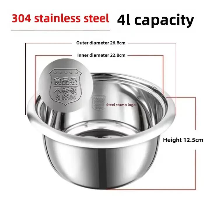 1pc cuiseur Pot intérieur grande capacité