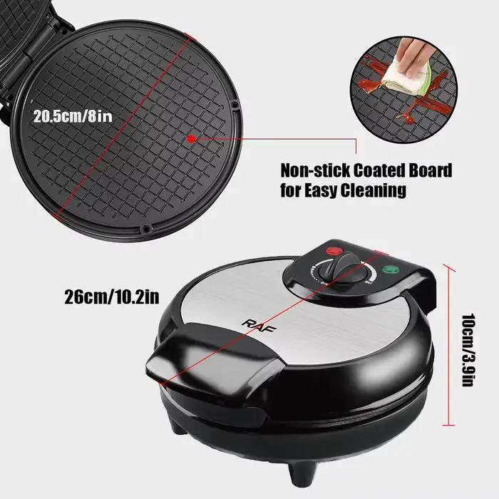 Machine à Cônes de Gaufres Électrique Sokany 1200W Plaques Antiadhésives Faciles à Nettoyer Pour Petits-Déjeuners Goûters Occasions Spéciales