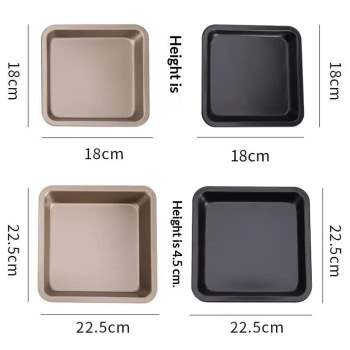 Plaque de cuisson antiadhésive en acier au carbone pour gâteaux, pain et pizza polyvalente et durable à utiliser à la maison occasions spéciales