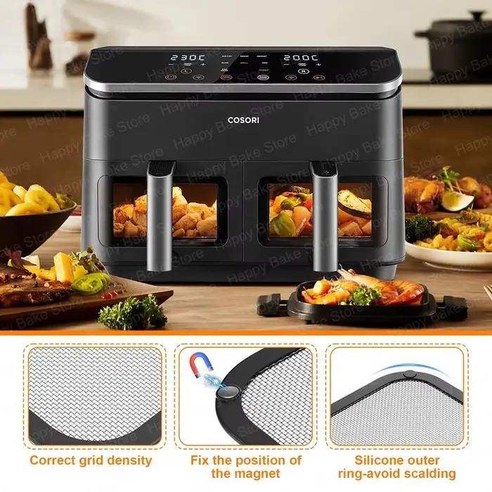 Friteuse à air en acier inoxydable