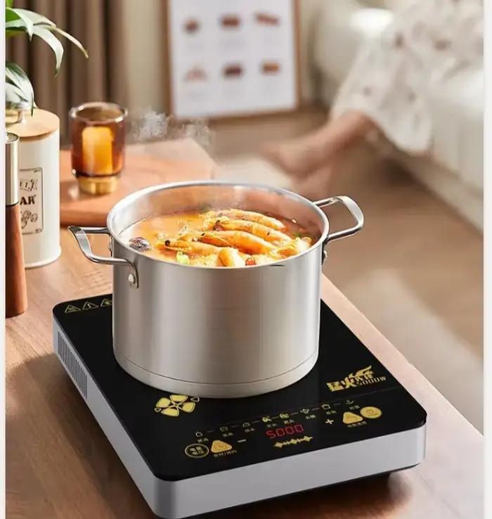 Cuisinière à induction Peskoe 220V 5000W multifonction haute puissance cuisson rapide étanche avec minuteur WWD