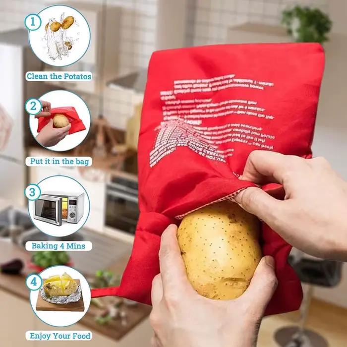 Sacs de pommes de terre rouges pour micro-ondes