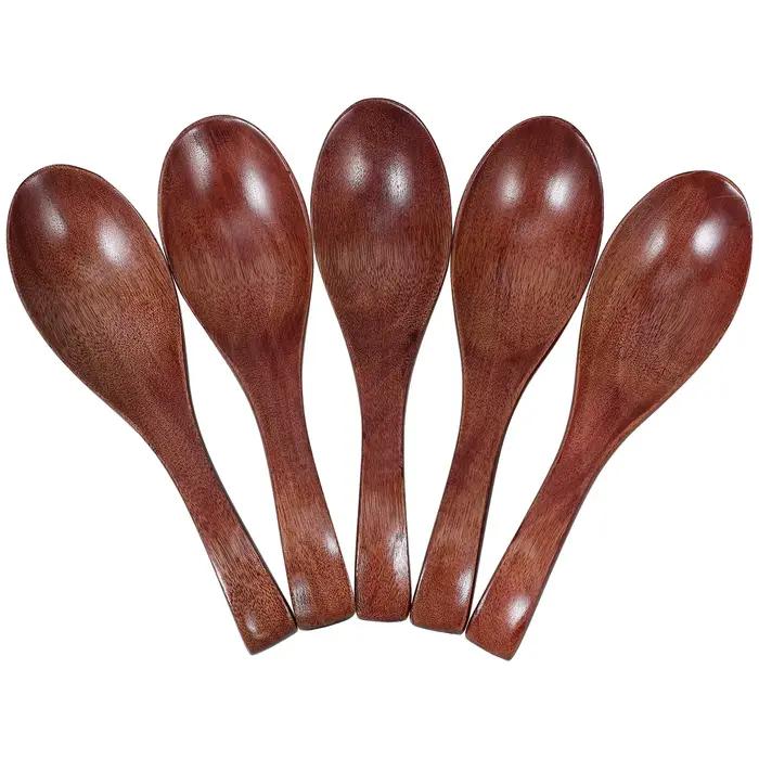 Cuillère à riz en bois japonaise à long manche