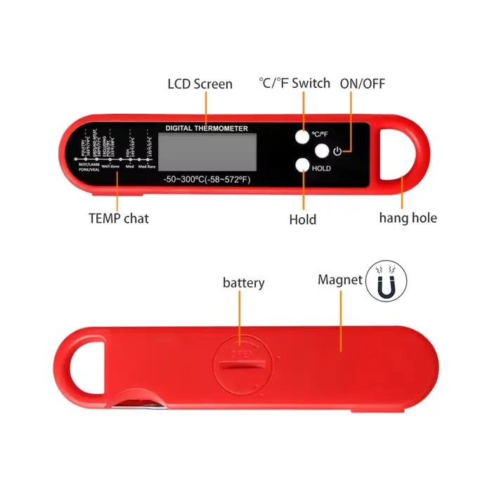 Thermomètre à viande étanche pour la cuisson