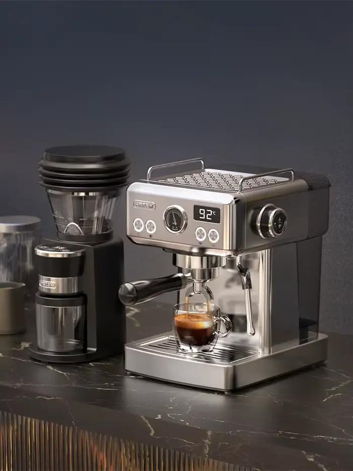 HiBREW moulin à café électrique automatique avec 31 vitesses pour expresso