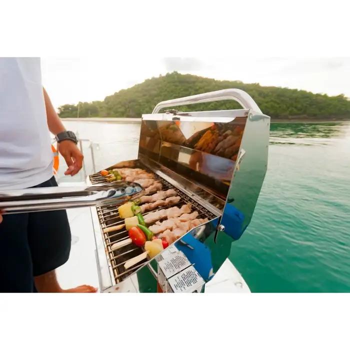 Gril de bateau en SS304/SS205 facile à monter pour repas en plein air et occasions spéciales