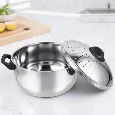 Marmite de cuisson de nouilles en acier inoxydable 3L