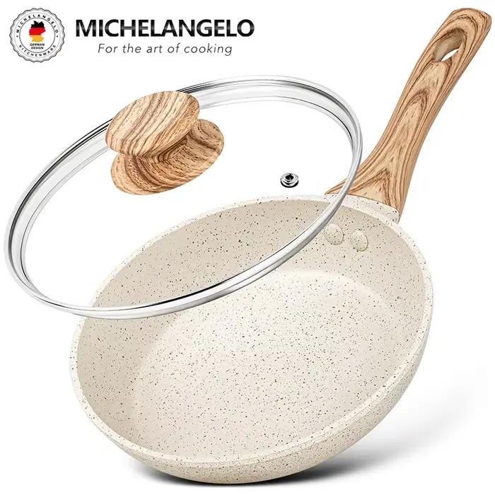 MICHELANGELO 8/10 pouces poêle antiadhésive multi fonctionnelle