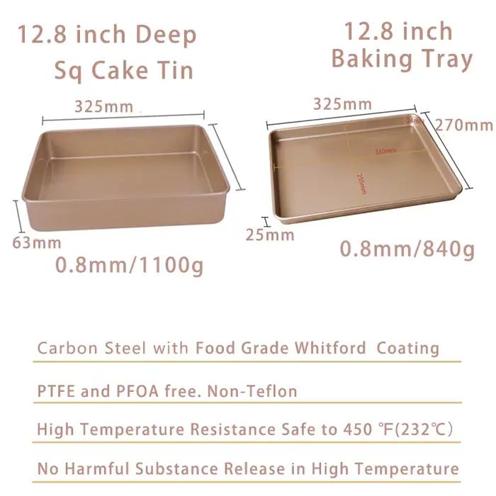 Moule à gâteau carré profond de 12