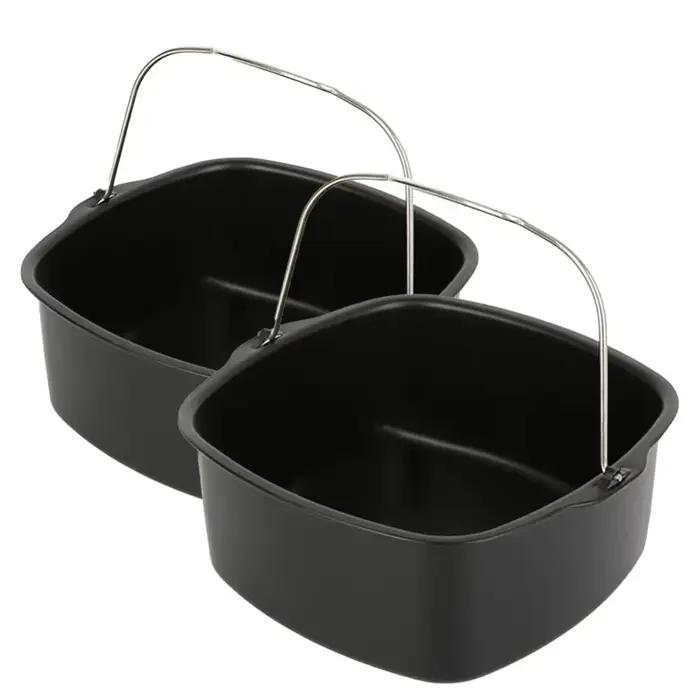 Plateau et panier de cuisson antiadhésifs pour friteuse à air