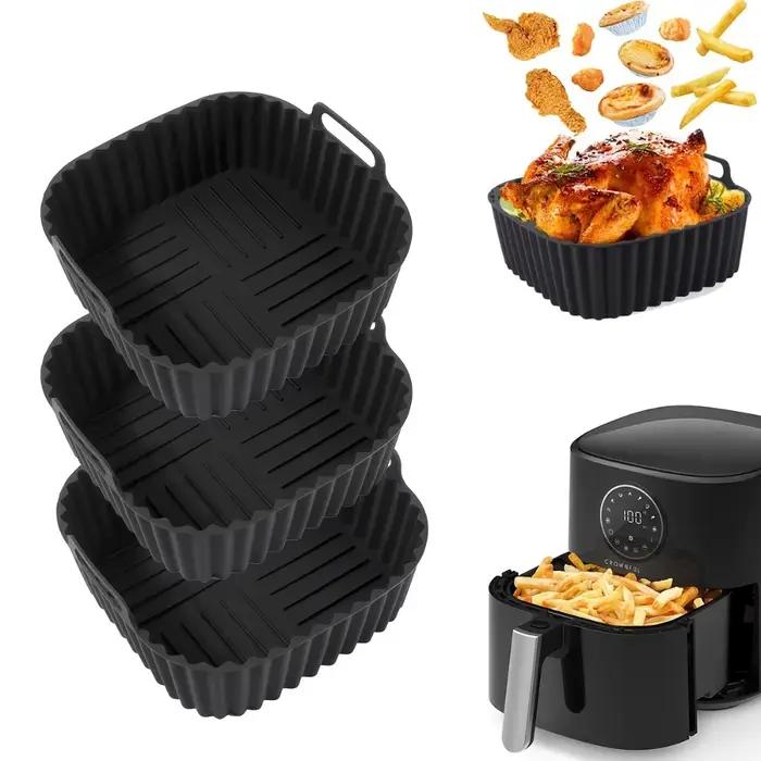 Revêtements carrés en Silicone pour friteuse à Air