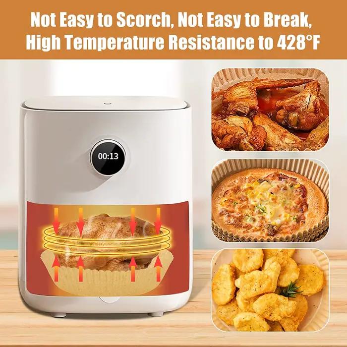 Doublures en papier jetables pour friteuse à Air