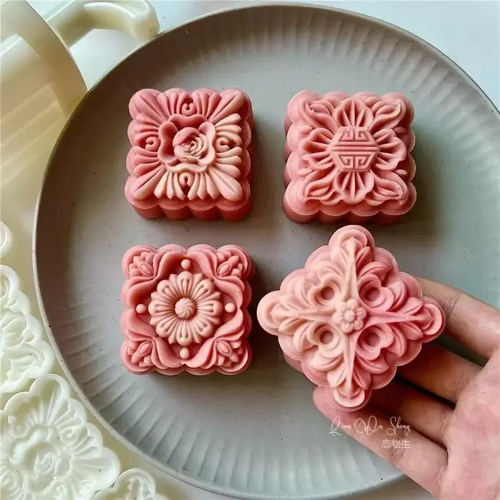 Moule à gâteau de lune en forme de fleur
