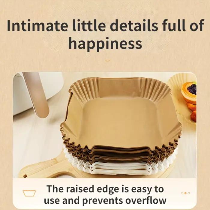 Doublures en papier pour friteuse à air
