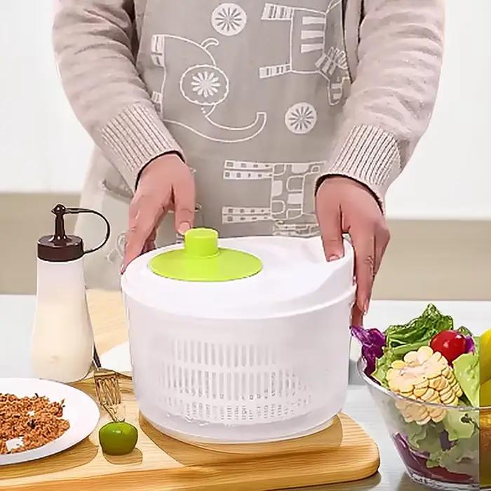 Séchoir à salade Spinner pour légumes – Centrifugeuse manuelle de laitue pour cuisine