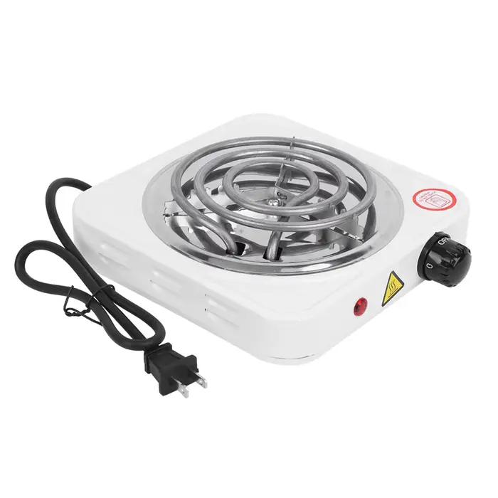 Réchaud électrique portable 110V 1000W en acier inoxydable à tube unique