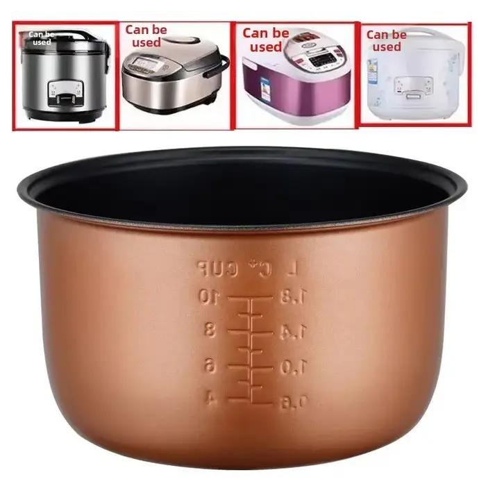 2L 3L 4L 5L dernière technologie or cuiseur à riz pot réservoir en alliage d'aluminium pour cuiseurs à riz intelligents