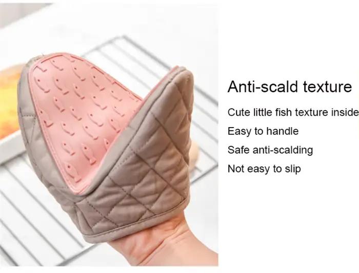 Gants de four Anti-brûlure en Silicone en forme de poisson