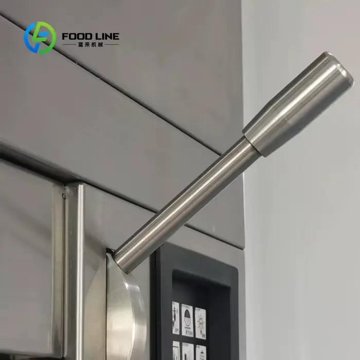 Four électrique rotatif commercial de style européen à 3 niveaux 6 plateaux pour boulangeries et ateliers de pâtisserie facilite la production de pains et pâtisseries