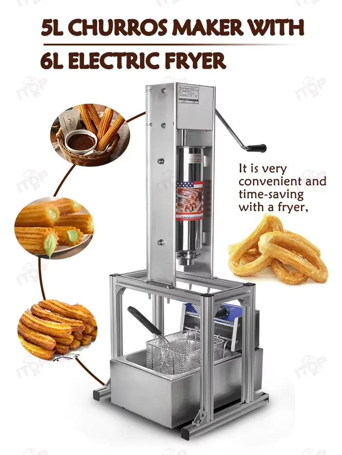 ITOP RapDuty-Friteuse Électrique en Acier Inoxydable
