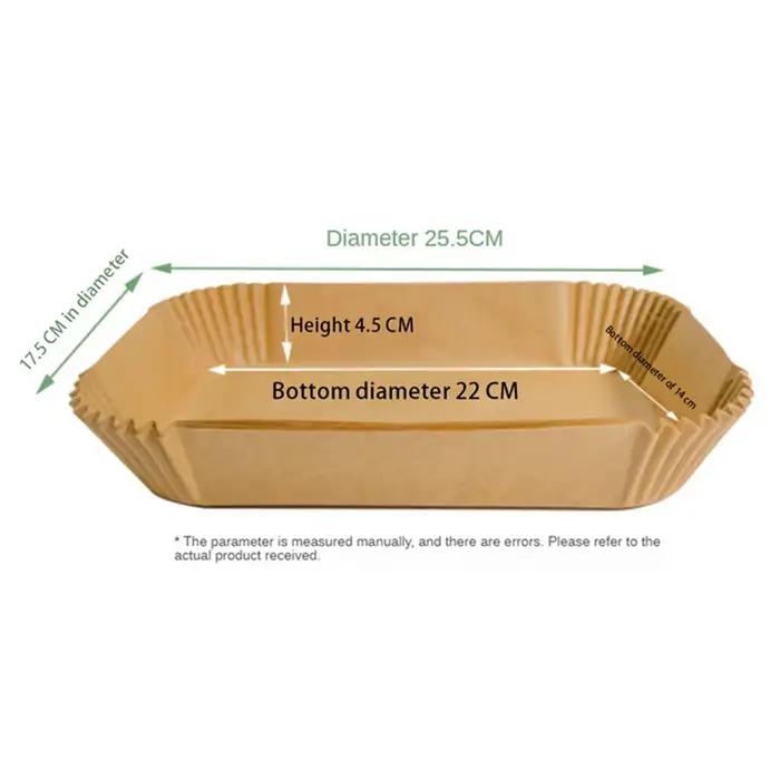 Accessoires de cuisine papier spécial pour friteuse à air jetables pour une préparation facile et sans effort occasions familiales et spéciales