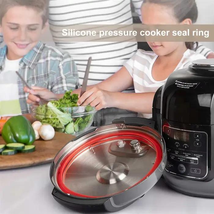 Anneaux de remplacement en caoutchouc pour friteuse à air Ninja Foodi accessoires de cuisine pour 8 pintes lot de 3 couleurs différentes pour éviter le mélange de saveurs occassions familiales et amicales