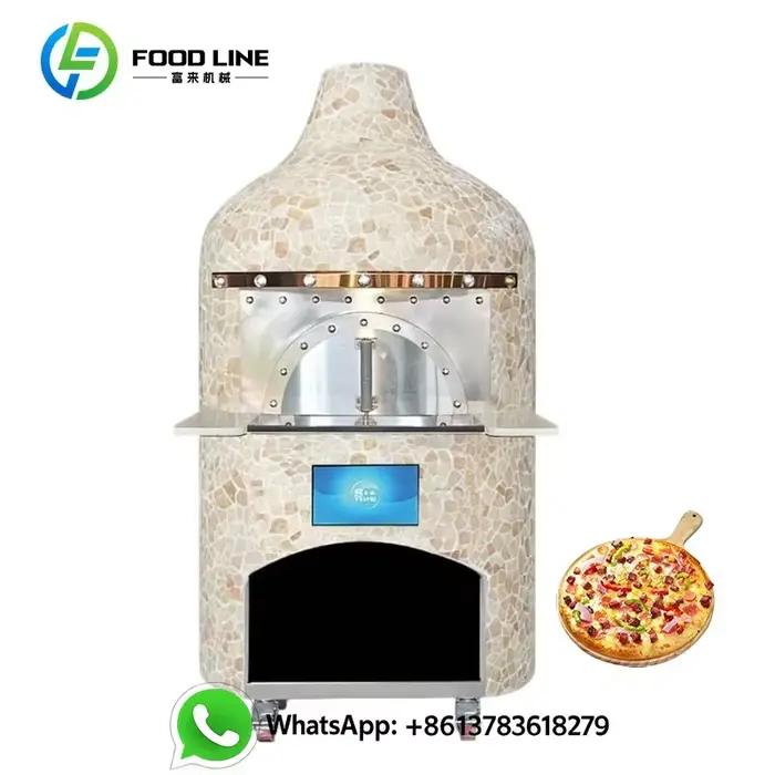 Four à Pizza Personnalisé Portable, Four à Pizza Professionnel avec Doublure en Terre Cuite, Idéal pour Jardins Extérieurs, Fêtes Familiales et Réceptions Spéciales