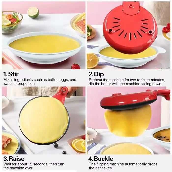 Crêpière électrique Tinsol pour gaufres crêpes pizzas sandwiches beignets et plus, plaques interchangeables antiadhésive pour petits déjeuners et repas express