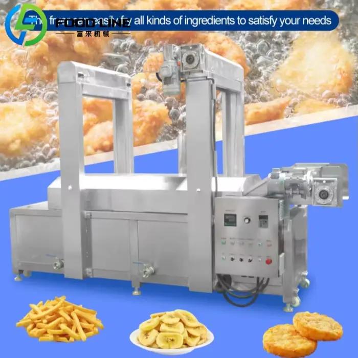 Friteuse Industrielle Électrique Automatique Continue pour Frites Longues