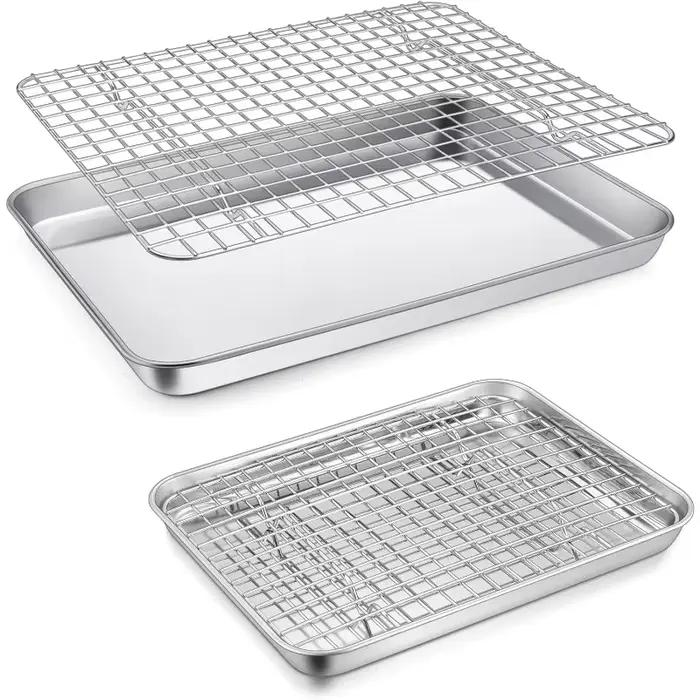 Ensemble plaque de cuisson et grille