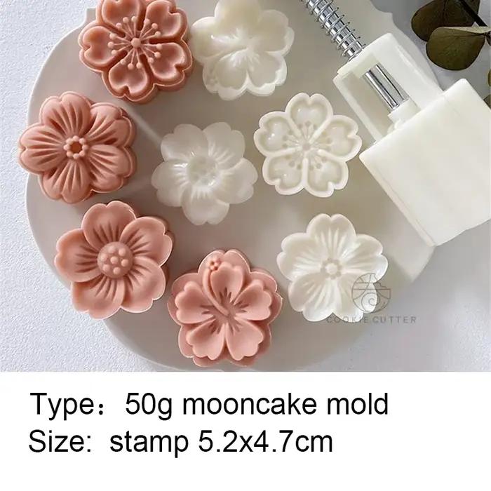 Moule à gâteau de lune en forme de fleur