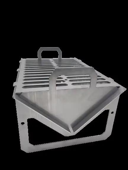 Modèle détachable pliant carré Barbecue gril pique-nique Mini Portable Camping petit