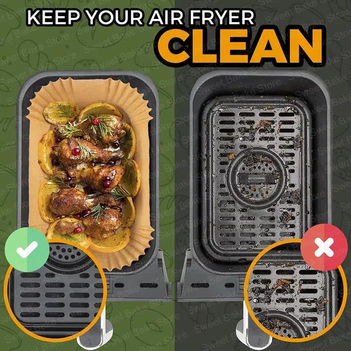 Doublures jetables pour friteuse à Air