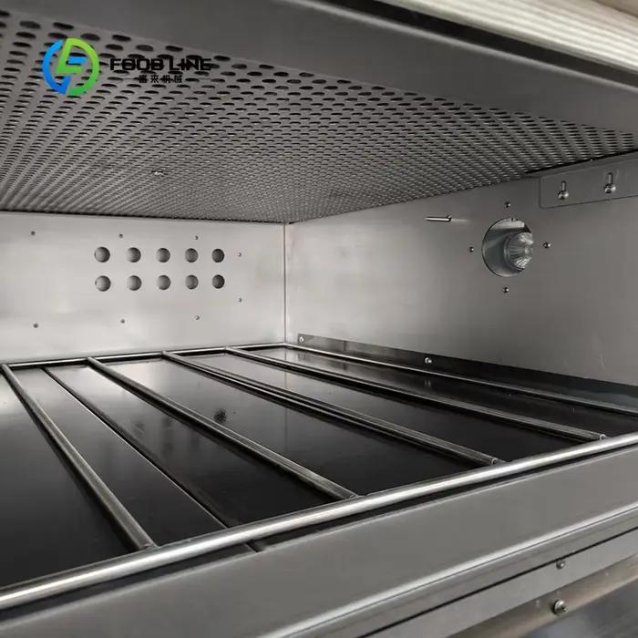Four électrique rotatif commercial de style européen à 3 niveaux 6 plateaux pour boulangeries et ateliers de pâtisserie facilite la production de pains et pâtisseries