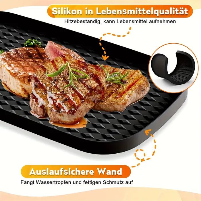 1PCS Tapis en silicone pour friteuse à air