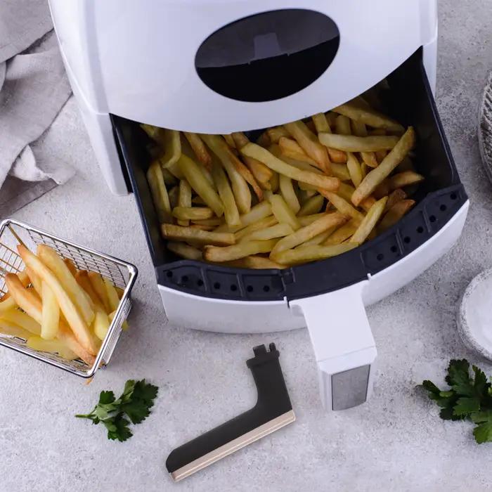 Poignée de remplacement ergonomique antidérapante résistante à la chaleur pour paniers et ustensiles de cuisine de friteuse à air occasions spéciales cadeau idéal