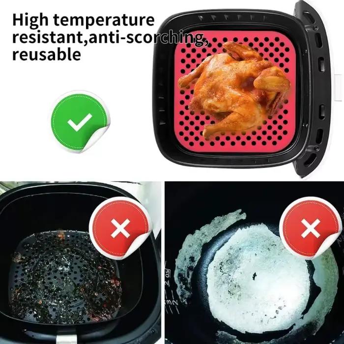 Tapis de friteuse à Air en Silicone