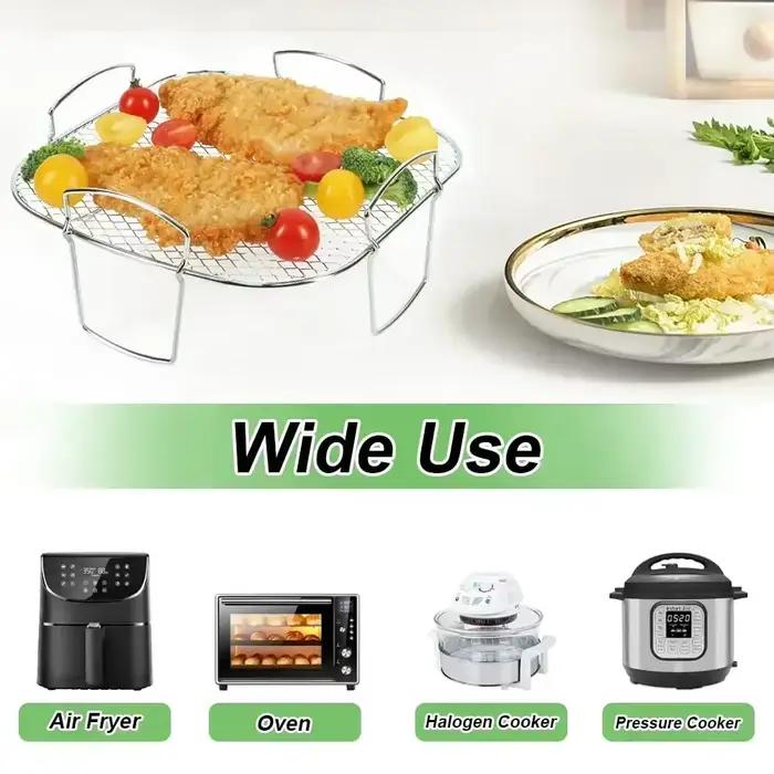 Support de gril détachable multicouche pour friteuse à Air