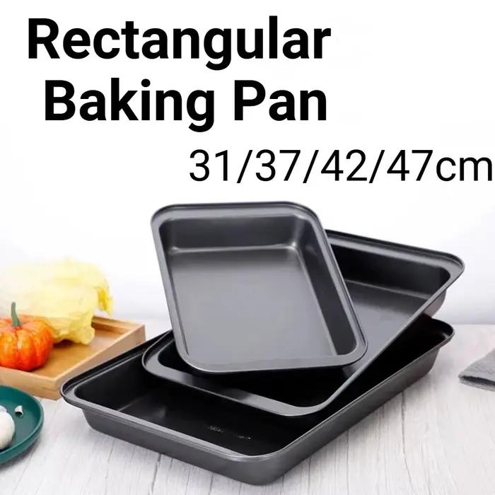 Plaque de cuisson rectangulaire antiadhésive 31/37/42/47cm