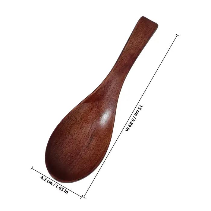 Cuillère à riz en bois japonaise à long manche