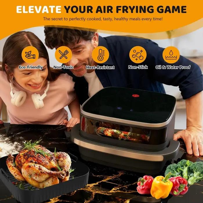Moule en silicone pour friteuse à air de 26 cm pour Moulinex Easy Fry XL