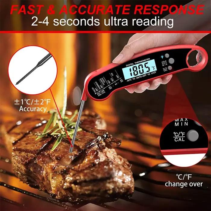 1 Pc thermomètre à viande instantané étanche Ultra-rapide