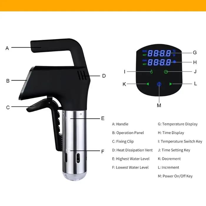 Cuiseur Sous Vide sous vide 1100W