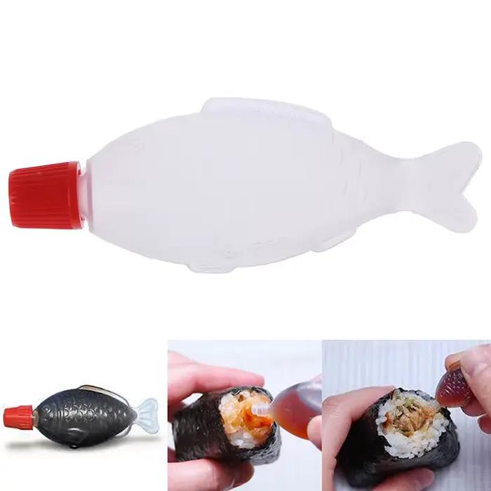Bouteille de Sauce soja en forme de poisson de 4ml