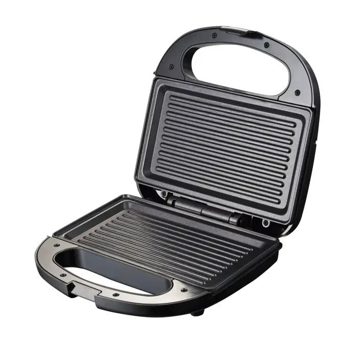 Machine à sandwichs et presse à griller 2 tranches en acier inoxydable 750W